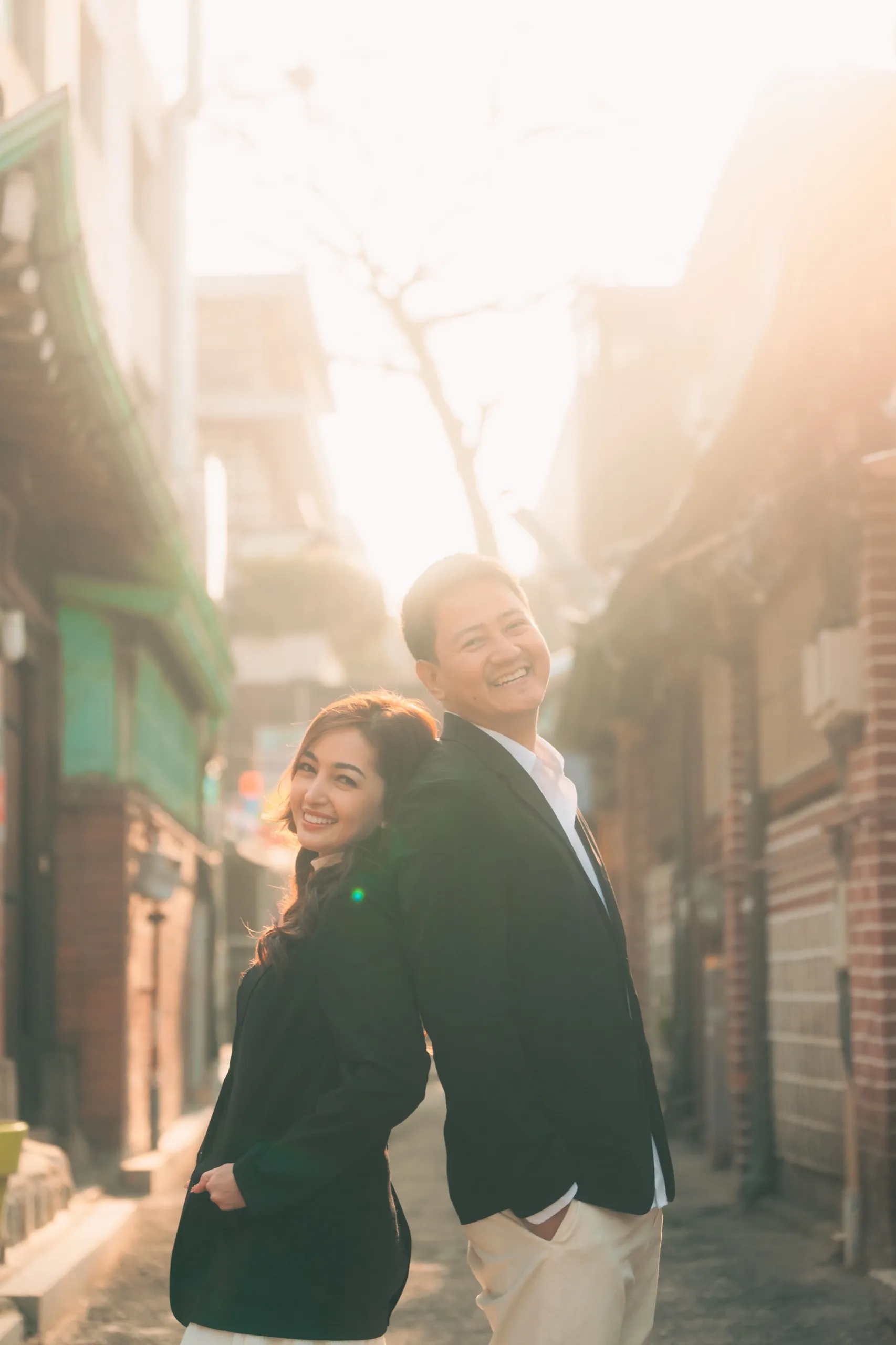 Joyce and Gideon in Anguk-dong, Seoul