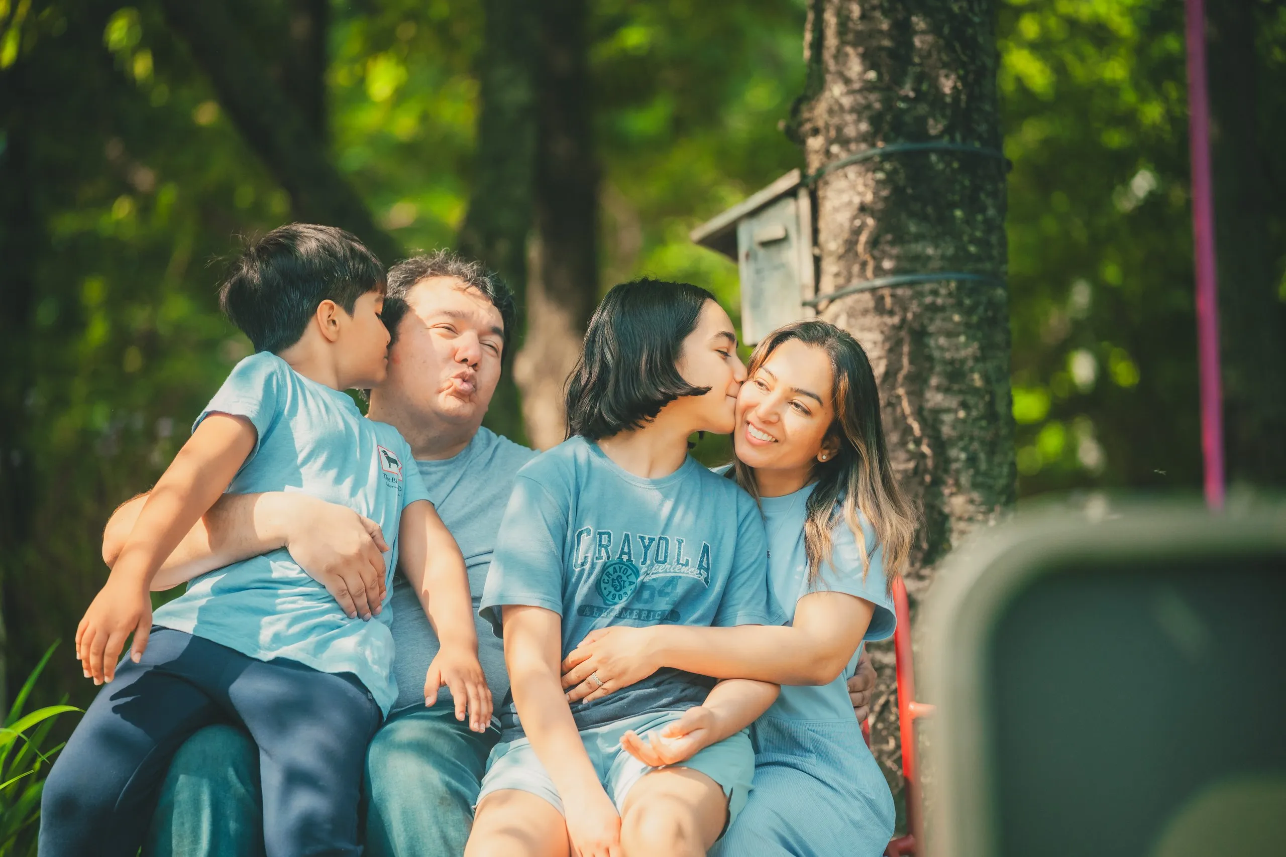 The Khidhir family in Seoul Forest