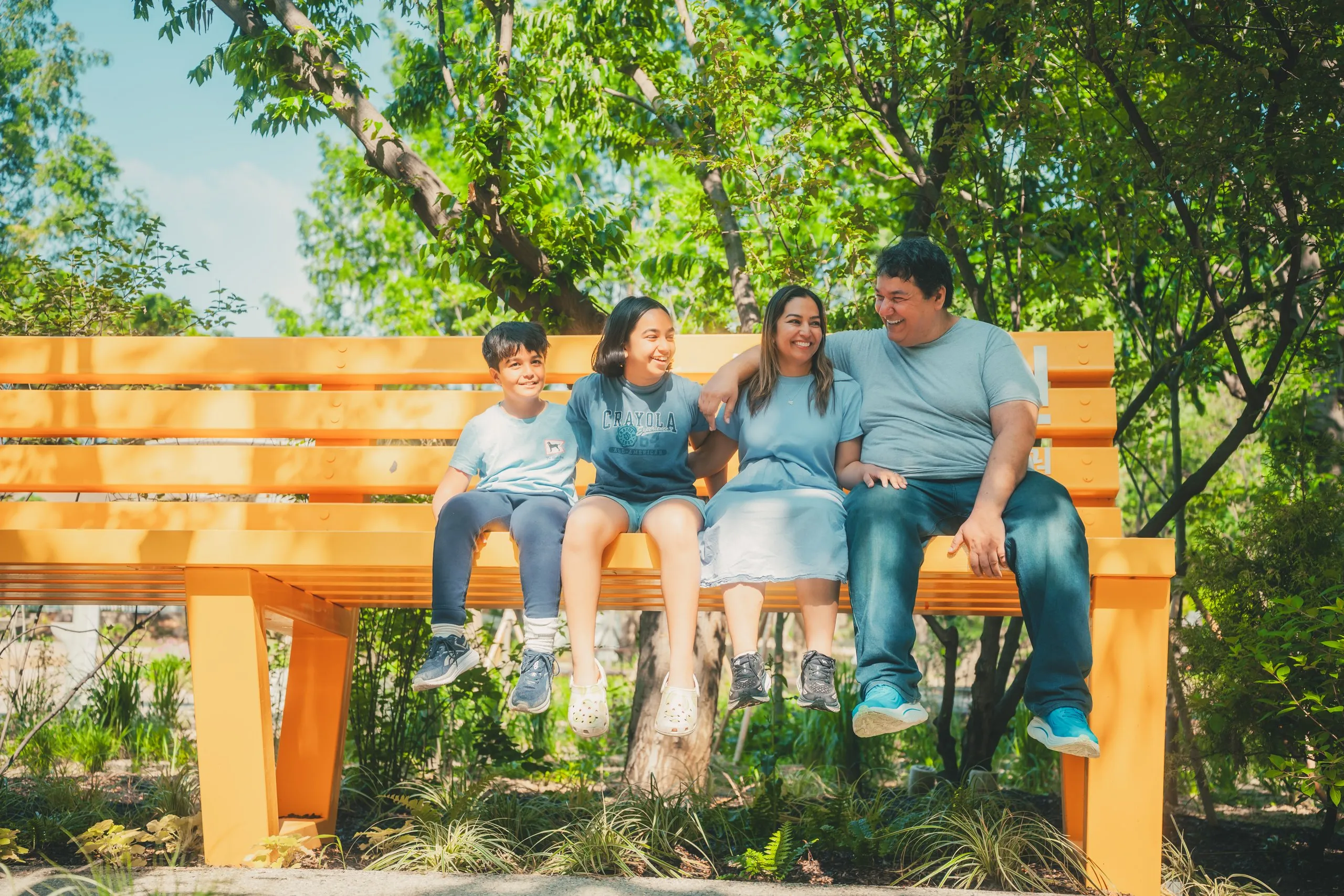 The Khidhir family in Seoul Forest
