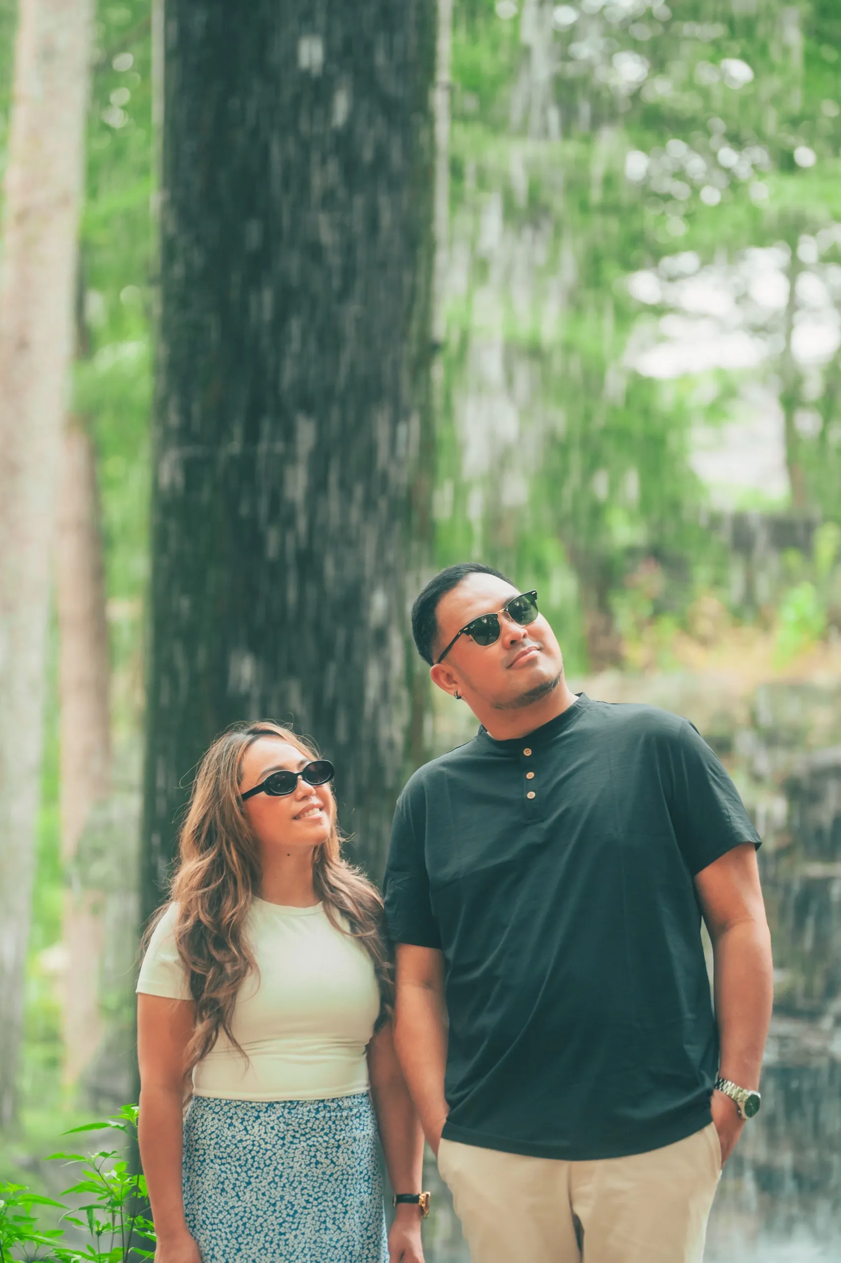 Carisse and CJ on Nami Island