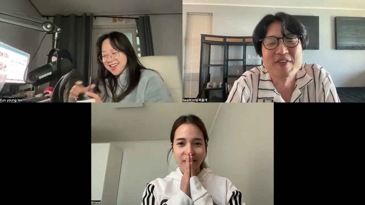 A recorded Zoom pre-interview call with a couple and the team
