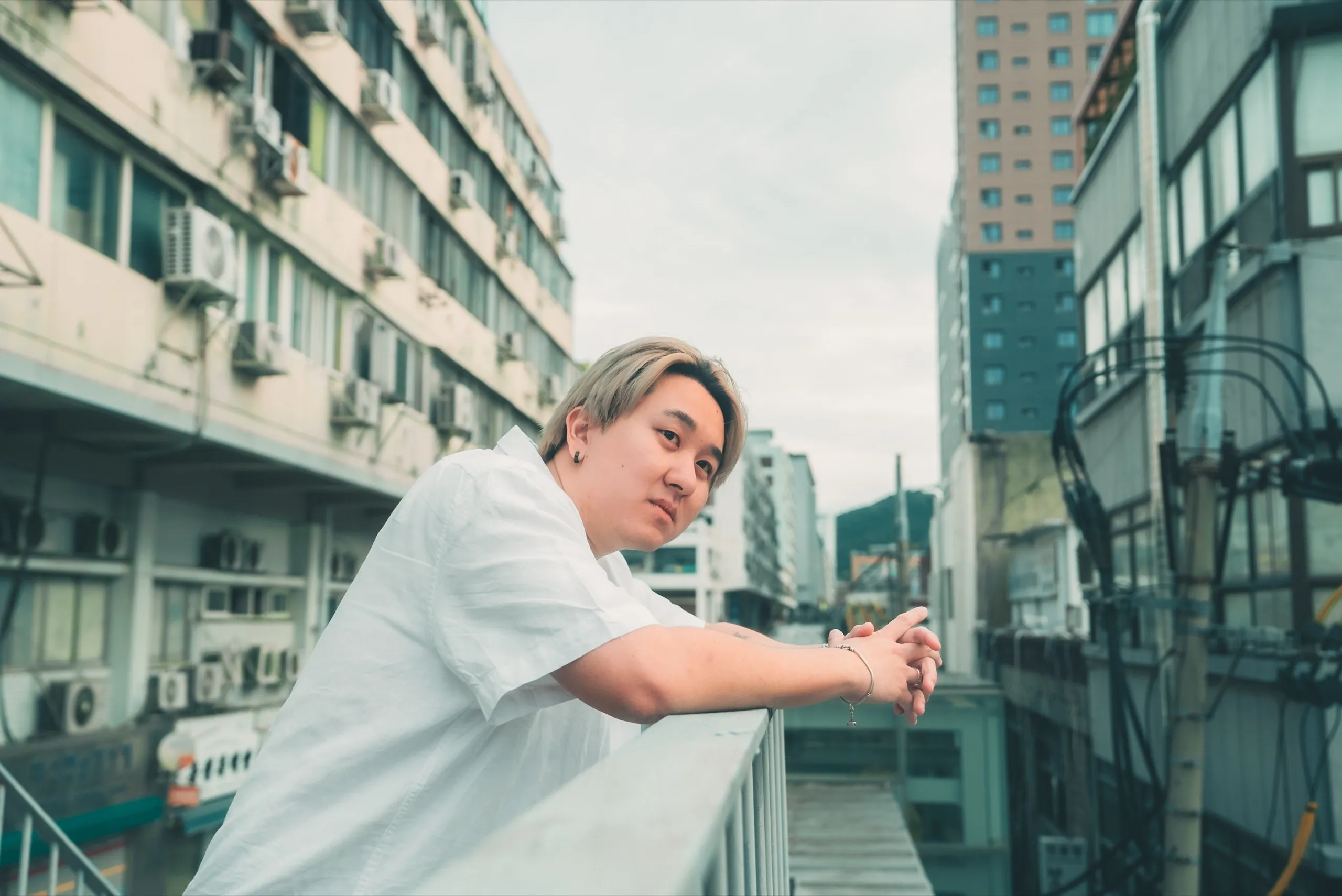 Joshua and Wei Li in Jongno, Seoul