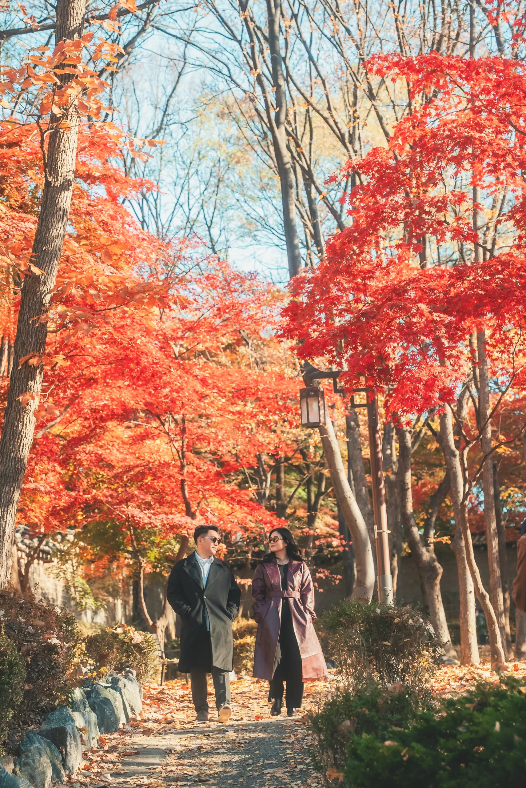 Marielle and her partner in Anguk-dong, Seoul