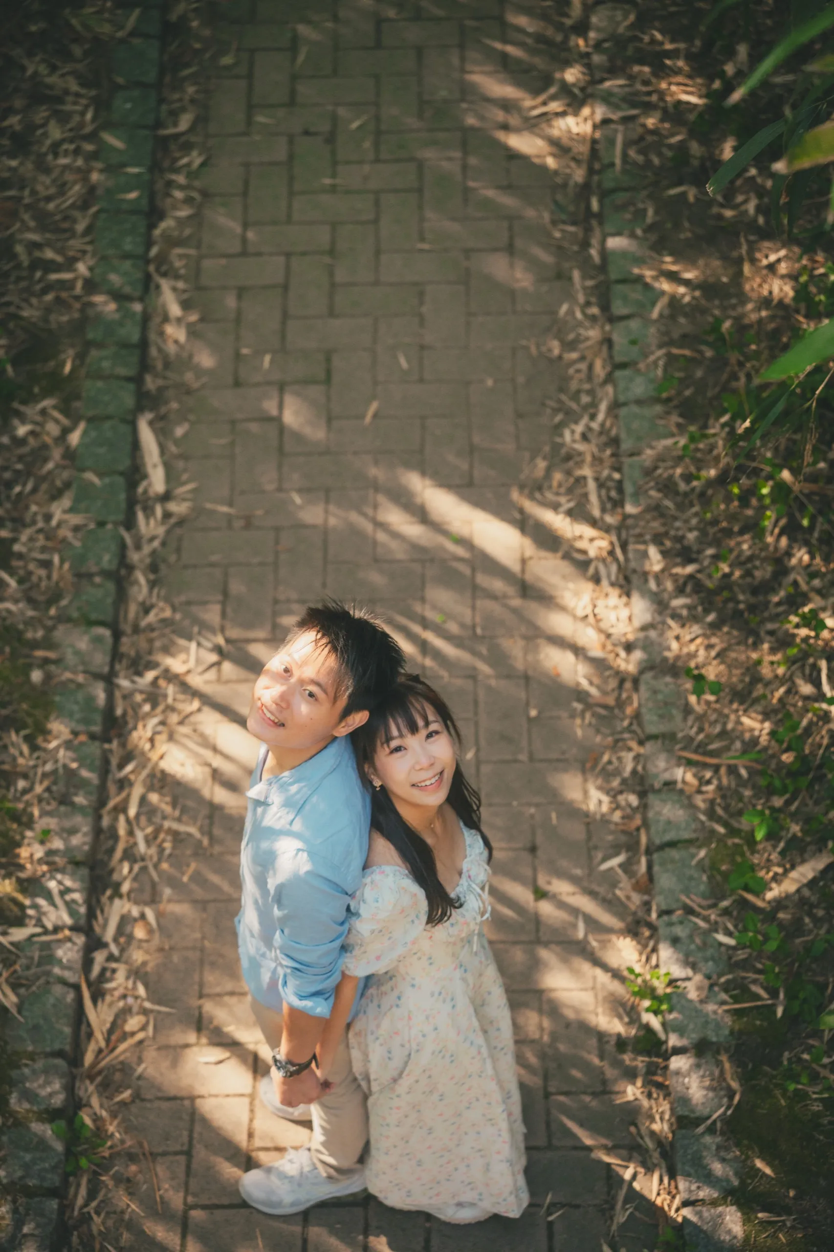 Christy and her partner at Seonyudo, Seoul