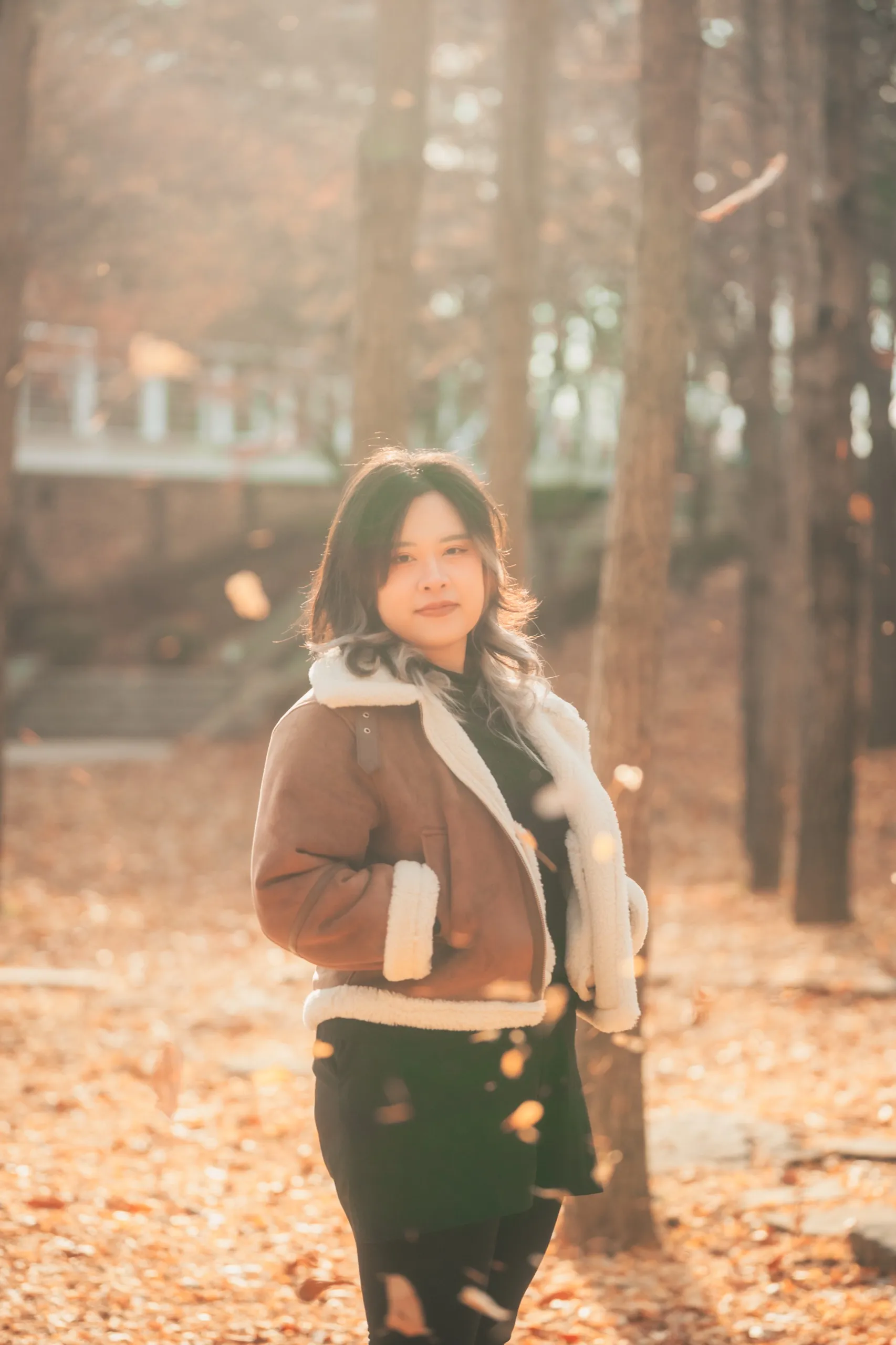 Tracy and her partner at Seoul Forest