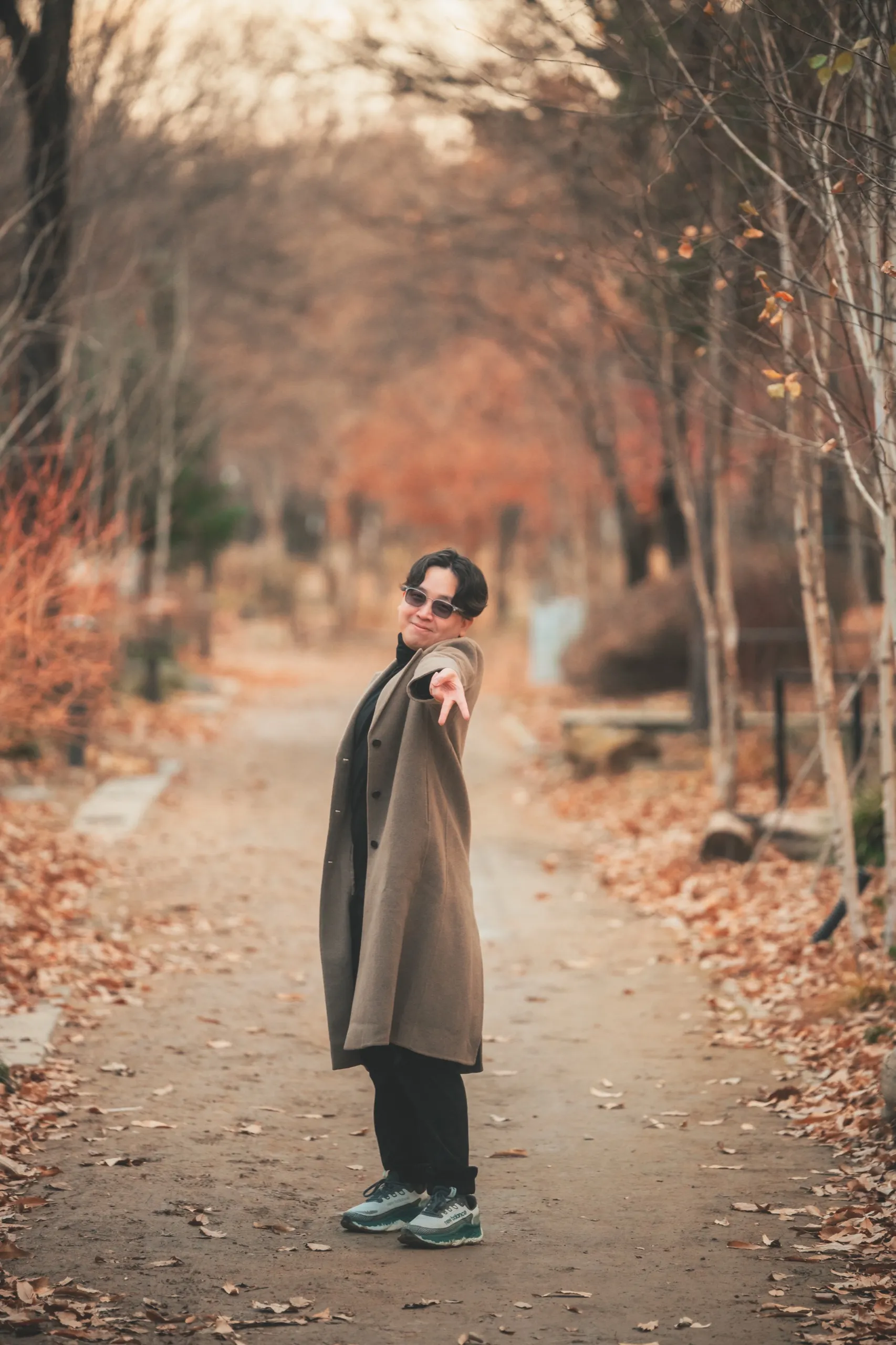 Tracy and her partner at Seoul Forest