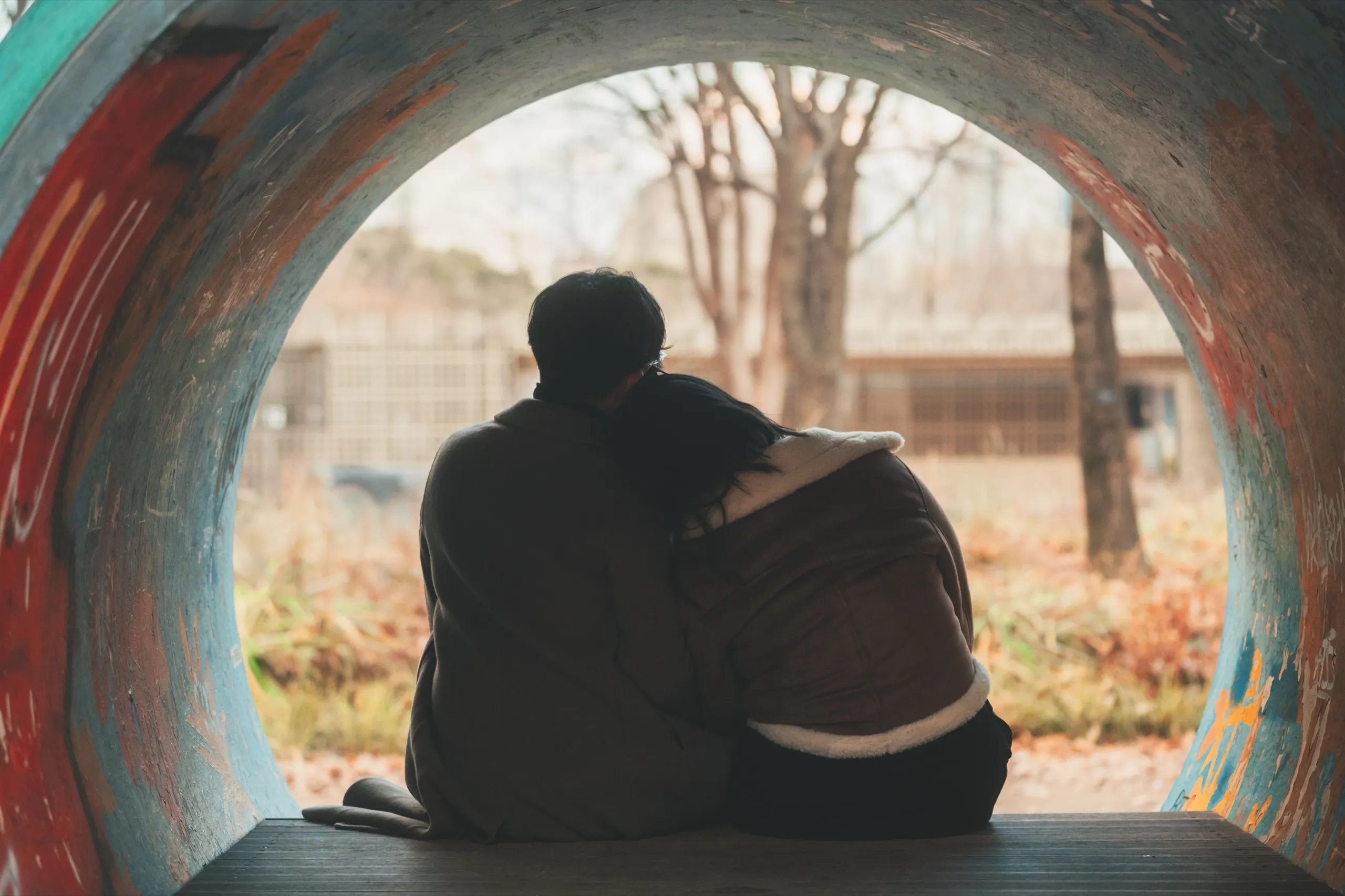 Tracy and her partner at Seoul Forest