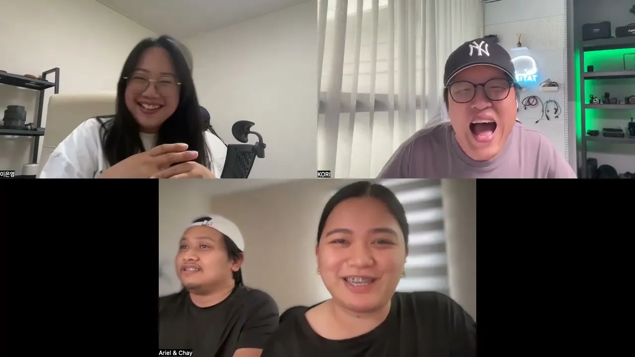The recorded pre-interview call with Ariel and Chay
