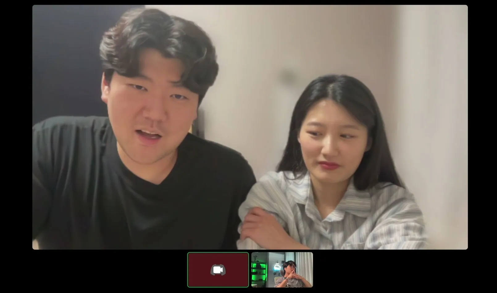 The recorded pre-meeting call with the couple