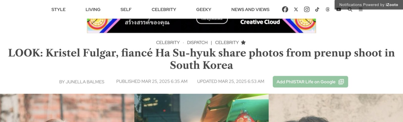 PhilSTAR Life article headline.
